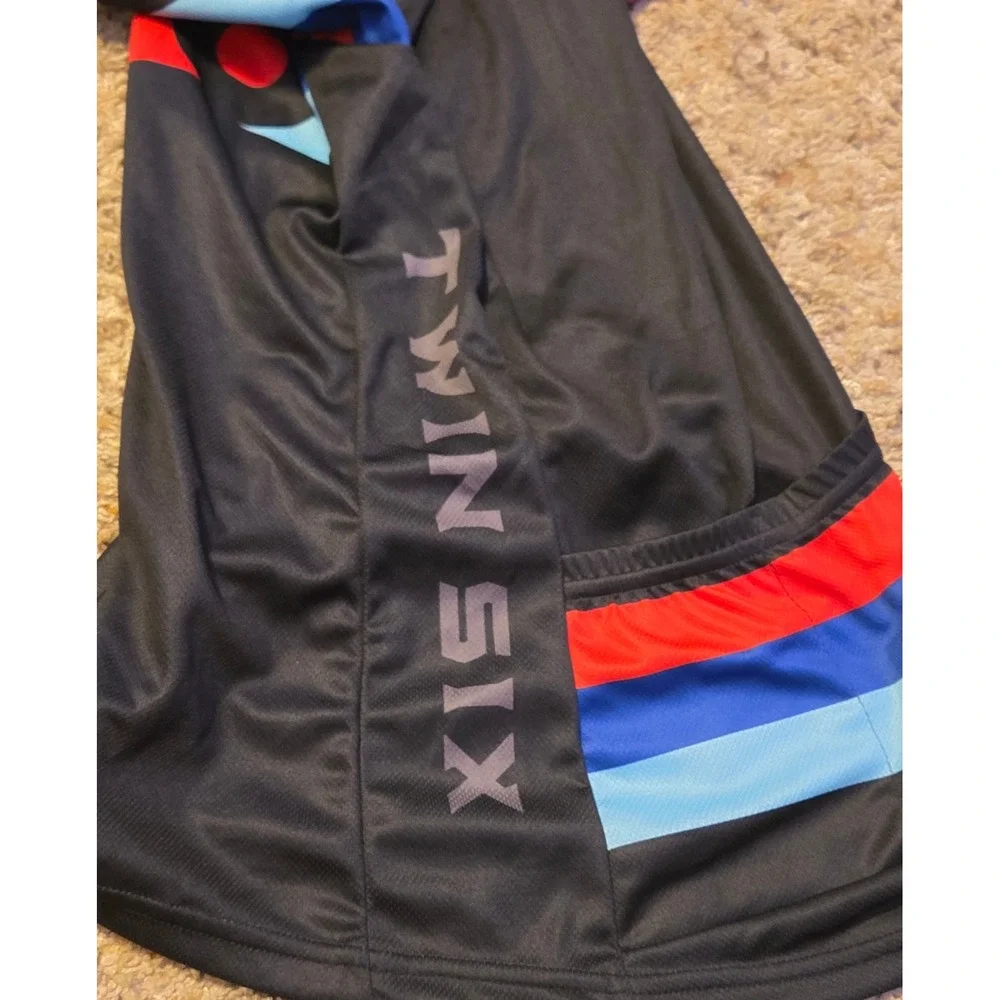 Twin Six Grand Prix Short Sleeve Zip Up Cycling Jersey Women's Size Medium - Picture 6 of 12